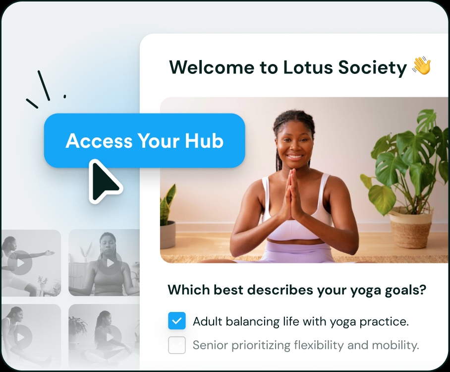 Personalized onboarding for your members