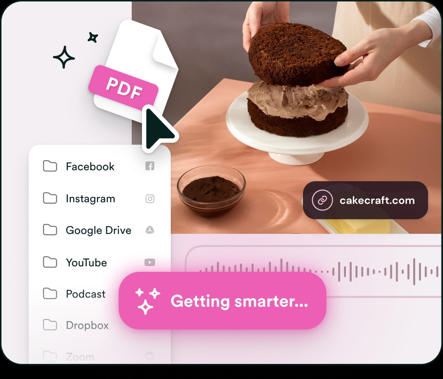 Train AI with your content